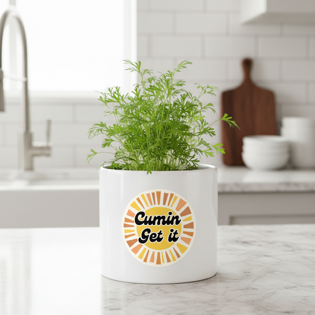 Cumin Get It on Ceramic Pot