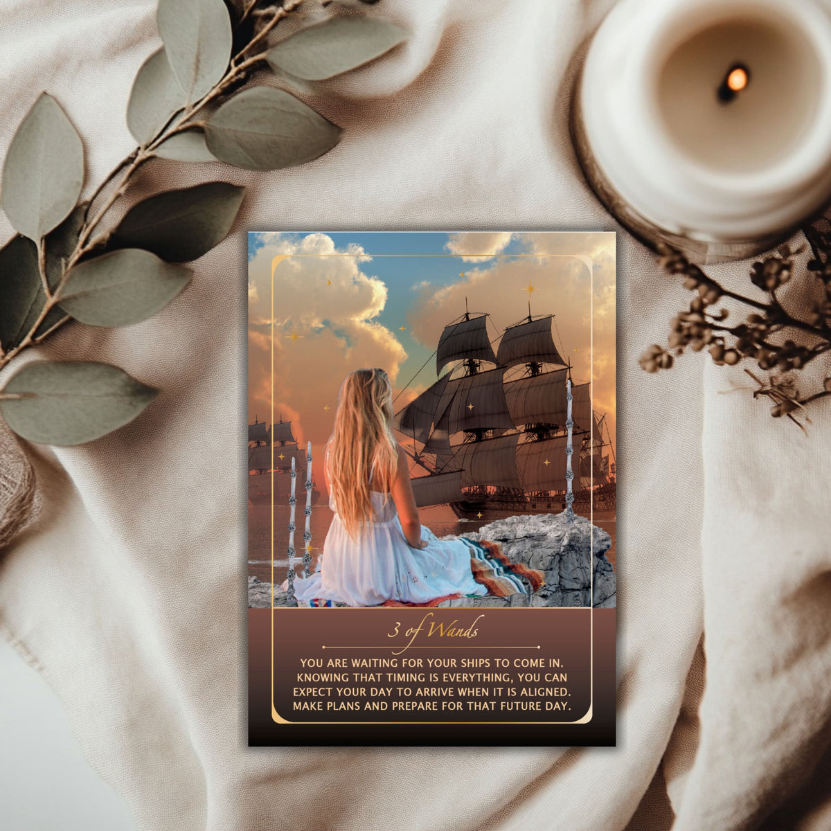 Starlight Tarot Oracle Deck cards laid out for a reading, emphasizing their quality for those looking to learn to read tarot without a guidebook.