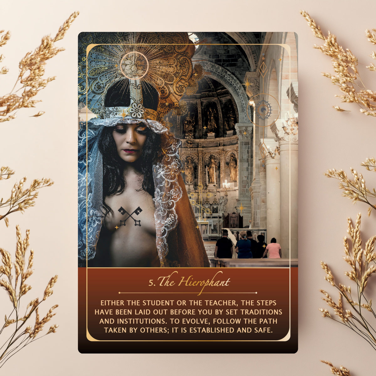 A shuffle of cards from the Starlight Tarot Oracle Deck illustrating the easy handling feature, helping you learn to read tarot without a guidebook.