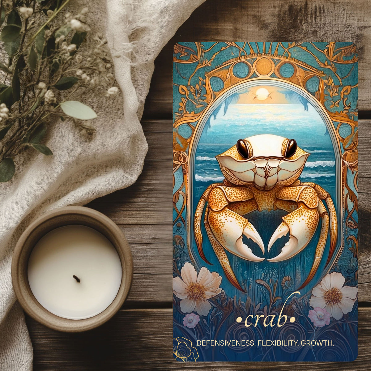 A set of oracle cards from the Wild Urban Animal Oracle Deck in a urban setting.