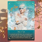 The mystical artwork of the Starlight Tarot Oracle Deck inviting users to embark on a journey to learn to read tarot without a guidebook.