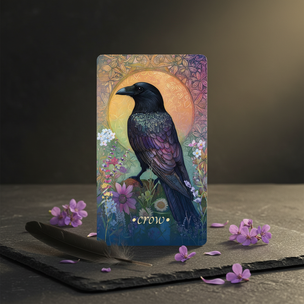 Crow Card Mockup