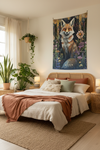 Fox Tapestry Bedroom Mockup 2