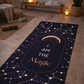 I Am The Magic Yoga Mat showcasing its vibrant design and soft microsuede surface, the perfect mystical yoga mat for yoga enthusiasts.