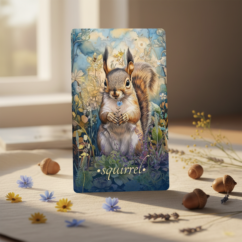 Squirrel Card Mockup
