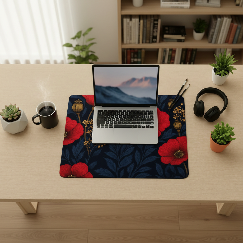Vivid Poppy Office